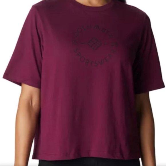 COLUMBIA North Cascades Relaxed T Shirt NWT - Picture 2 of 5